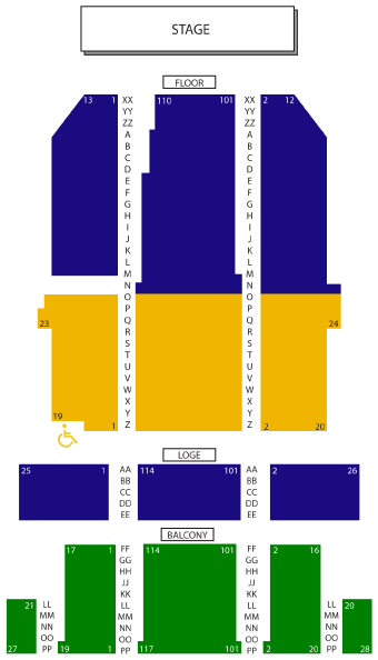 Warner Grand Theatre Seating Warner Theatre Erie Shows
